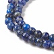 Chapelets de perles en lapis-lazuli naturel G-F662-04-3mm-3
