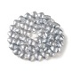 Brins de perles de verre de galvanoplastie transparentes EGLA-P050-PL02-2