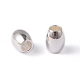 Oval 202 Stainless Steel Beads STAS-O091-B-02S-1