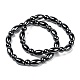 Fashion Non-Magnetic Synthetic Hematite Stretch Bracelets BJEW-D278-01-2