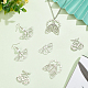 12 шт. 3 подвески из нержавеющей стали 201 STAS-CN0001-30-4