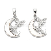 Латунные микро проложить кубического циркония подвески KK-L222-013P