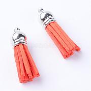 Искусственные замши кисточкой подвесные украшения FIND-T002-A34
