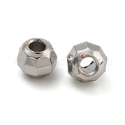 Круглые латунные бусины с покрытием из стойки FIND-M036-01B-P