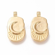 Латунные подвески KK-L006-035G