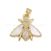 Латунные микро проложить кубического циркония подвески KK-D376-08G