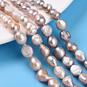 Нити из натурального культивированного пресноводного жемчуга PEAR-N014-08D-02