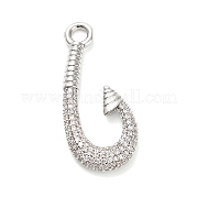 Латунные микро проложить кубического циркония подвески KK-L229-064P
