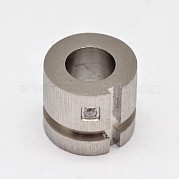 Европейские бусины из нержавеющей стали 304 со стразами OPDL-D005-03