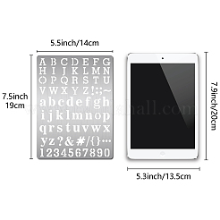 Трафареты для штампов из нержавеющей стали DIY-WH0289-010