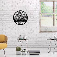Decorazioni pendenti in ferro&nbsp;HJEW-WH0013-018