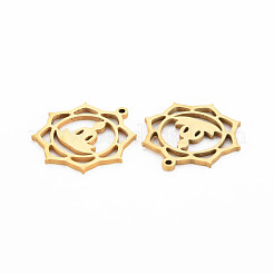 Подвески из нержавеющей стали чакра 201 STAS-S119-153G