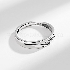 925 регулируемое кольцо из стерлингового серебра для мужчины FS-WGAB56D-01