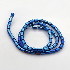 Electroplate non magnetici ematite sintetico fili di perline&nbsp;G-J210A-04