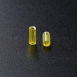 Прозрачные цвета блестящие стеклянные бусины из стекляруса SEED-N005-001-A12