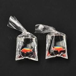 Кулоны из смолы с железным прыжковым кольцом&nbsp;RESI-A015-03E