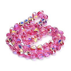 Гальванизируйте прозрачное стекло бисер нитей&nbsp;EGLA-B012-AB07