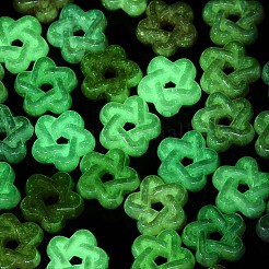 Светящиеся и УФ-покрытые непрозрачные акриловые бусины OACR-G052-09