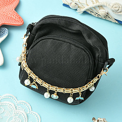 Ручки для сумок из железа и сплава с цепочкой в стиле морских животных и ракушками и крабами&nbsp;FIND-CJ00005