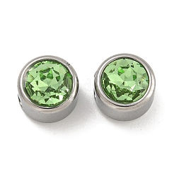 304 нержавеющая сталь k9 стеклянные прозрачные стеклянные бусины&nbsp;STAS-U024-18P