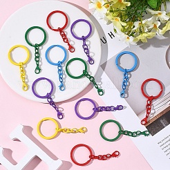 30 шт. 5-цветные железные брелоки с краской для выпечки&nbsp;IFIN-YW0004-07