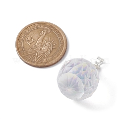 Кулон из прозрачного стекла с граненой каплей&nbsp;PALLOY-JF02348-03