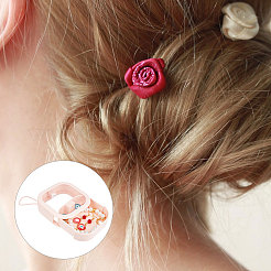 4 шт. 2-цветный квадратный ящик для хранения с кнопками из АБС-пластика и термопластичного эластомера CON-GF0001-11