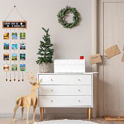 Cintre mural en bois pour photos&nbsp;AJEW-WH0696-372