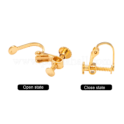 Vite d'ottone sui risultati degli orecchini a clip&nbsp;X-KK-L164-02