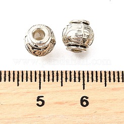 Сплавочные овальные бусины тибетского стиля &nbsp;TIBE-L008-17AS