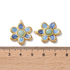 Крашеные натуральный белый нефрит подвески&nbsp;STAS-A193-05G-01