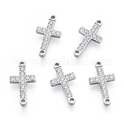 Шармы-подвески из хирургической нержавеющей стали 316 с прозрачным кубическим цирконием&nbsp;STAS-ZX042-22S