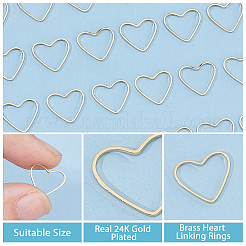 50 шт. Латунные соединительные кольца&nbsp;KK-HS0001-46A