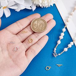 4 комплект из 2-х видов застежек-тоглов из стерлингового серебра STER-PH0003-87