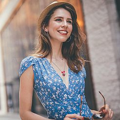 200шт 8 цвета акриловые европейские бусины&nbsp;MACR-FH0001-05