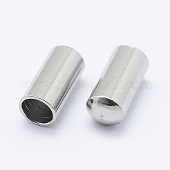 Embouts de cordon en acier inoxydable 304 résistants au ternissement&nbsp;LS-STAS-K152-03C