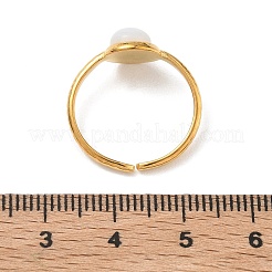 Ensembles de bagues ouvertes en acier inoxydable 304 et résine pour femmes&nbsp;RJEW-F209-02G