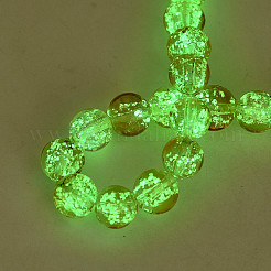 Fili di perline di lampwork trasparenti luminosi fatti a mano&nbsp;LAMP-T017-04B