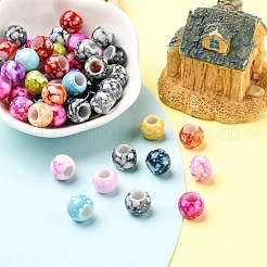 Лакированные бусины из акрила  ACRP-YW0001-09