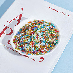 4000 шт. прозрачные радужные стеклянные круглые бусины&nbsp;SEED-ME0001-24