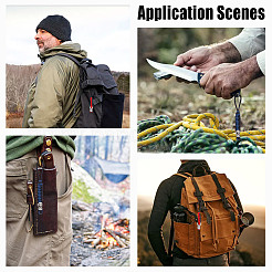 2 шт. 2 стиля ручной работы из нейлонового парашютного шнура подвесные украшения для мужчин KEYC-HY0001-30