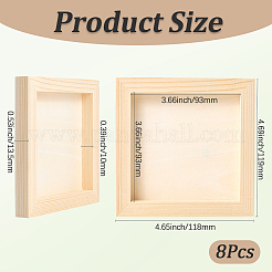 Diy Kinder Holzdekoration Ton Bilderrahmen&nbsp;WOOD-WH20008-07G
