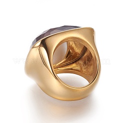 Ионное покрытие (ip) кольца из нержавеющей стали 304 RJEW-F097-04G