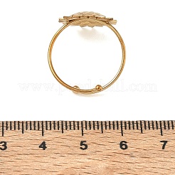 Offene Manschettenringe aus Edelstahl 304 für Damen&nbsp;SA-CBAA981-04G