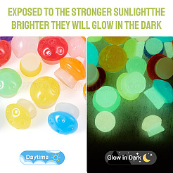 30 шт. 2 стиля светящегося смоляного грибного украшения&nbsp;RESI-TA0004-02C