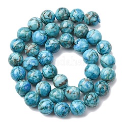 Натуральный мрамор бисер нитей&nbsp;G-K211-10mm-E