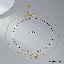 Серебряное ожерелье в пляжном стиле s925 с цирконами в виде морских звезд и ракушек. RT6675