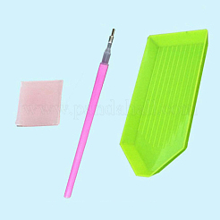 Kits de peinture diamant à motif de chat à faire soi-même&nbsp;DIAM-PW0009-08A-04