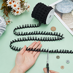 1 комплект полиэстеровой эластичной отделки с петлями для пуговиц OCOR-BC0006-93A