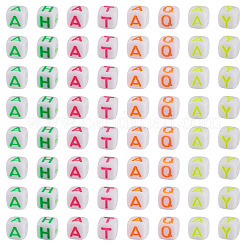 1332pcs 4 Farben undurchsichtige Acrylperlen&nbsp;OACR-TA0014-42